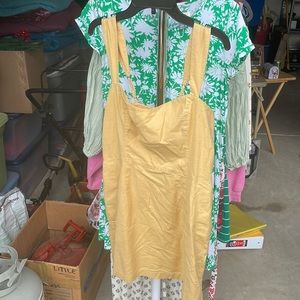 Abercrombie yellow sun dress